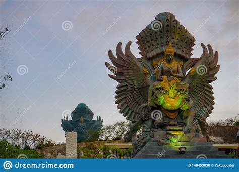 Picture Of Garuda Statue As Bali Landmark With Blue Sky As A Background