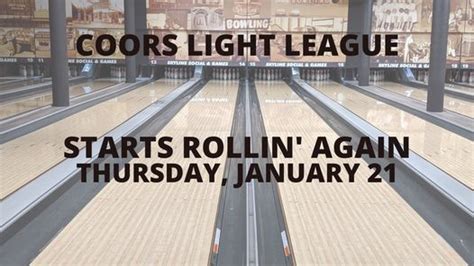 Coors Light Bowling League Skyline Social And Games Duluth February