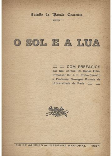 Poesia Do Sol E Da Lua - Sebo do Messias Livro - O Sol e a Lua