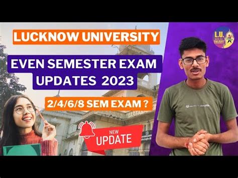 Even Semester Exams Updates Lucknow University Lucknow University