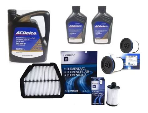 Kit Filtros Chevrolet Captiva Aceite Acdelco W