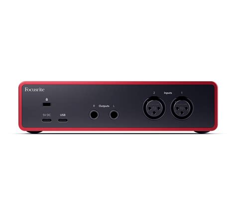 Interfaz De Audio Focusrite Scarlett 2i2 4g