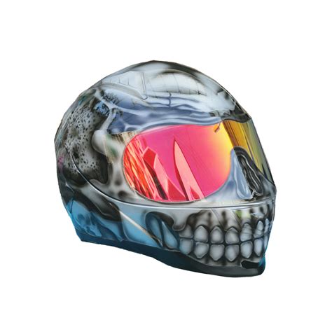 Full-face Custom Motorcycle Helmet motorcycle Skull Helmet - Etsy