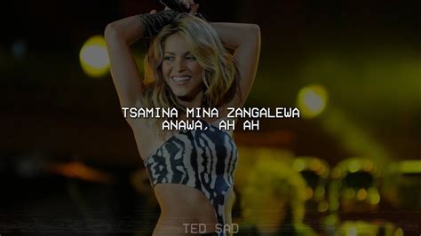 Waka Waka Esto Es Africa Shakira Letra Lyrics Youtube