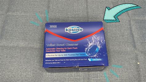 KIISIISO Automatic Toilet Bowl Cleaners Tablets 1 Minute Funny Review