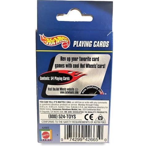 54 Hot Wheels Playing Cards | Collectibles And More In-Store