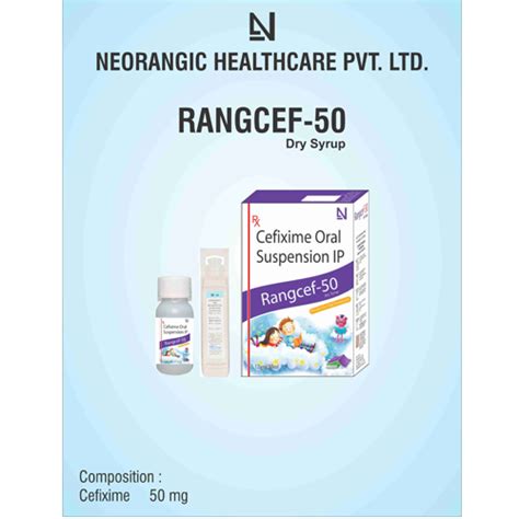 Rangcef 50 Dry Syrup Neorangic Healthcare Pvt Ltd