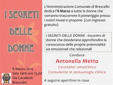 Eventi Antonella Metto