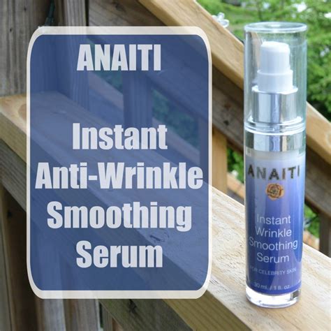 Anaiti Instant Anti Wrinkle Smoothing Serum Anaitiantwrinkleserum