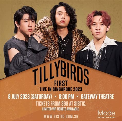 Tilly Birds First Live In Singapore 2023 Tickets Vouchers Event