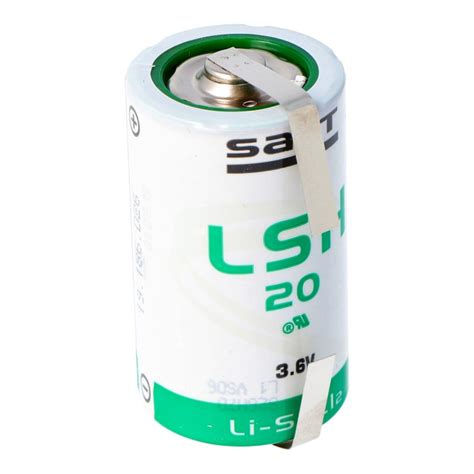 LSH20 Saft Batterie Lithium 3 6V Primary mit Z Lötfahnen