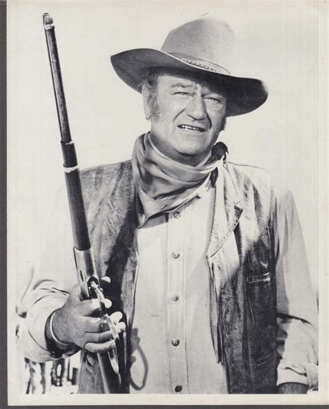 Western movie actor John Wayne studio promotional print ca 1950s