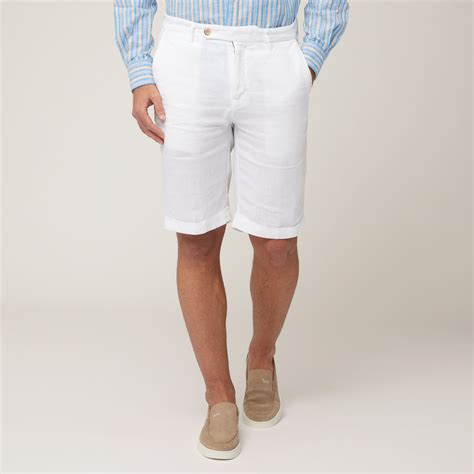 Stretch Cotton Bermuda Shorts