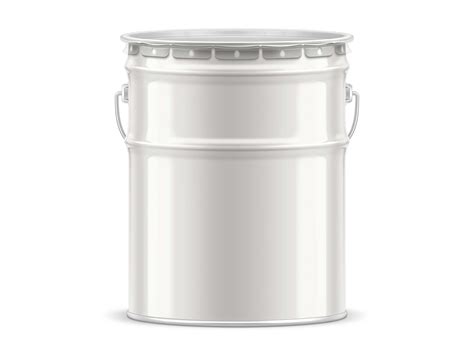 Free Tin Paint Bucket Mockup Psd