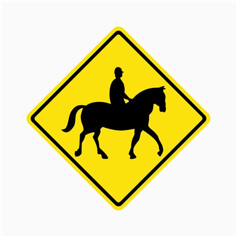 Caution Horse Rider Sign Get Signs