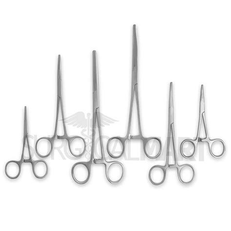 6 Pcs Ultimate Hemostat Forceps Set 3 5 5 5 7 25 Surgical Mart