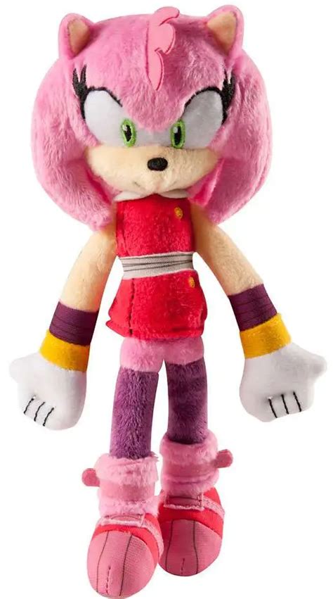 Sonic The Hedgehog Sonic Boom Sonic 8 Plush Showing Teeth Tomy Inc