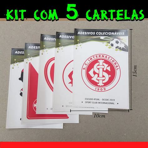 Adesivo Time Futebol Kit Cartelas X Em Vinil Elo