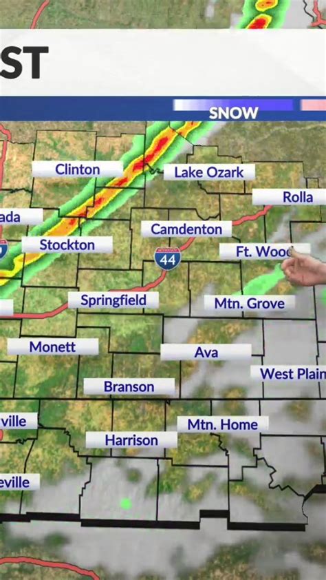 Latest Springfield Mo Weather Radar And Forecast Kolr