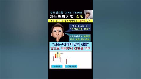 킹즈맨즈 주식전문채널 Shorts 차트매매기법 꿀팁 스물네번째 영상😎공개합니다🤟🏿feat 하락 망치형 캔들 Youtube