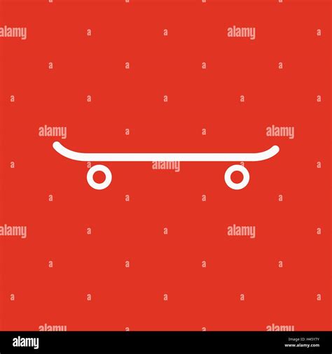 The Skateboard Icon Sport Symbol Flat Stock Vector Image And Art Alamy