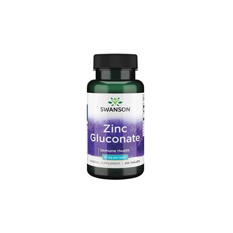 Swanson Zinc Gluconate Mg Tabletten Bei Metasport