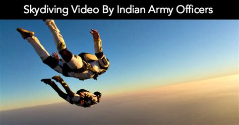 This Skydiving Video By Two Indian Army Officers Will Give You Goosebumps