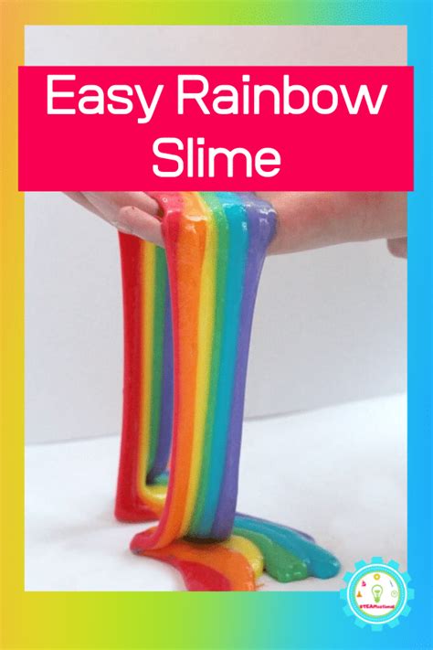 How to Make the Prettiest, Easiest Rainbow Slime