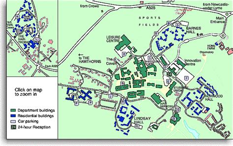 Keele University Campus Map - Map Of Campus