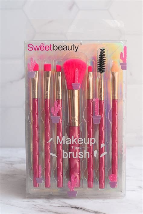 Set De Brochas X Piezas Mango Cactus Sweet Beauty Sz Valmar