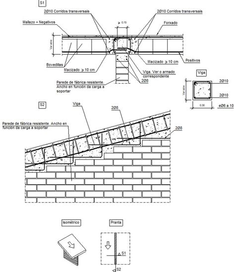 Detalles Construtivos CYPE FIU425 P Apoio Entre Vanos Sobre Parede