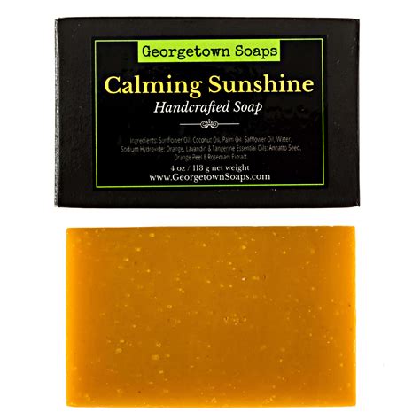 Calming Sunshine Handcrafted Soap Georgetown Soaps