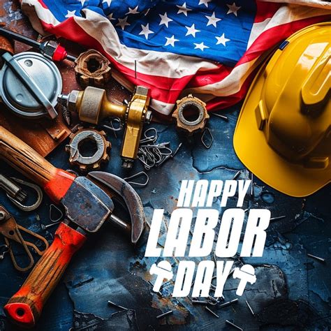 Premium Psd Happy Labor Day Social Media Post