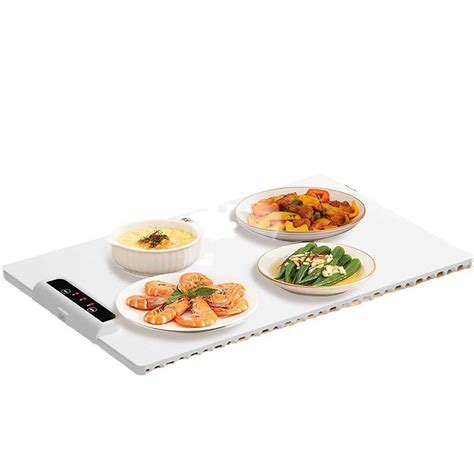 Biksico Electric Warming Tray For Foodfoldable Food Warmers With 3