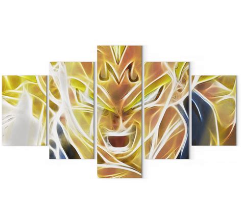 Tableau Dragon Ball Z Majin Vegeta Goku Store