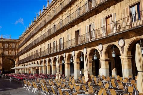 Premium Photo | Salamanca plaza mayor in spain