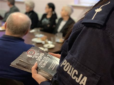 Ostrowscy policjanci spotkali się z seniorami Kurier Ostrowski