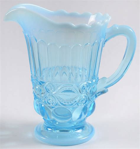 Eye Winker Aqua Opal 24 Oz Pitcher By Mosser Ohio Replacements Ltd