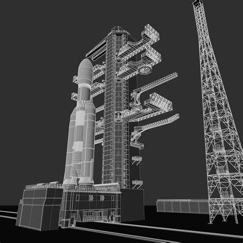 GSLV Rocket - 3D Model by shontoloyo