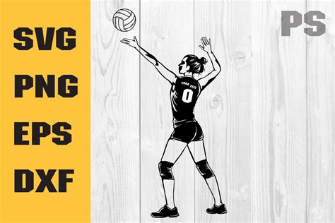 Girls Volleyball Player Svg Volleyball Graphic By Ilukkystore