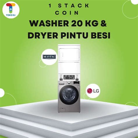 Jual Lg Washer Kg Dryer Maytag Kg Stack Pintu Besi Di Seller