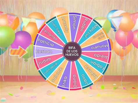 Rifa De Los Huevos Spin The Wheel