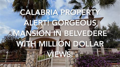 Calabria Property Alert Mansion In Belvedere With Huge Garden And