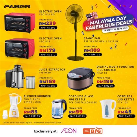 AEON BiG Faber Malaysia Day Promotion 16 Sep 2021 29 Sep 2021