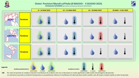 Le Previsioni Meteo Mensili DellAeronautica Militare Treno Di