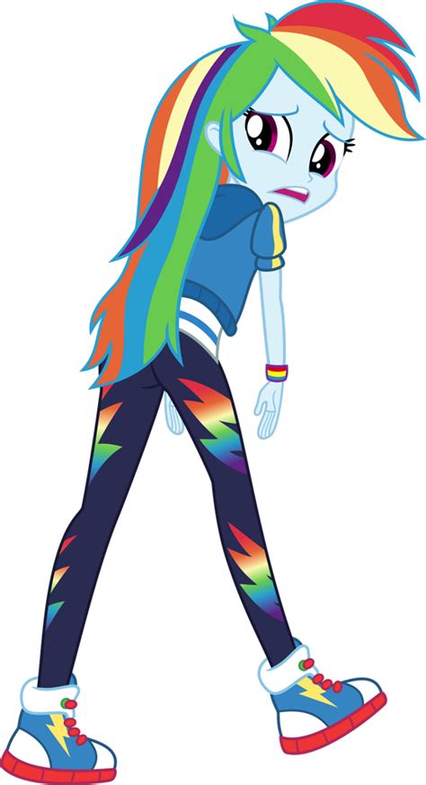 Safe Artist Alandssparkle Rainbow Dash Human Equestria