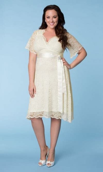 Plus Size White Sundress