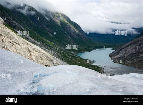 Nigard Glacier Jostedalen National Park Banque De Photographies Et D