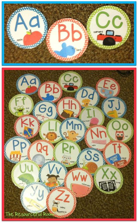 Classroom Freebies Too Polka Dot Alphabet Line Classroom Freebies