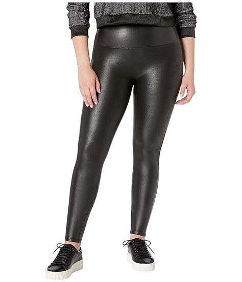 Spanx Plus Size Faux Leather Petite Leggings